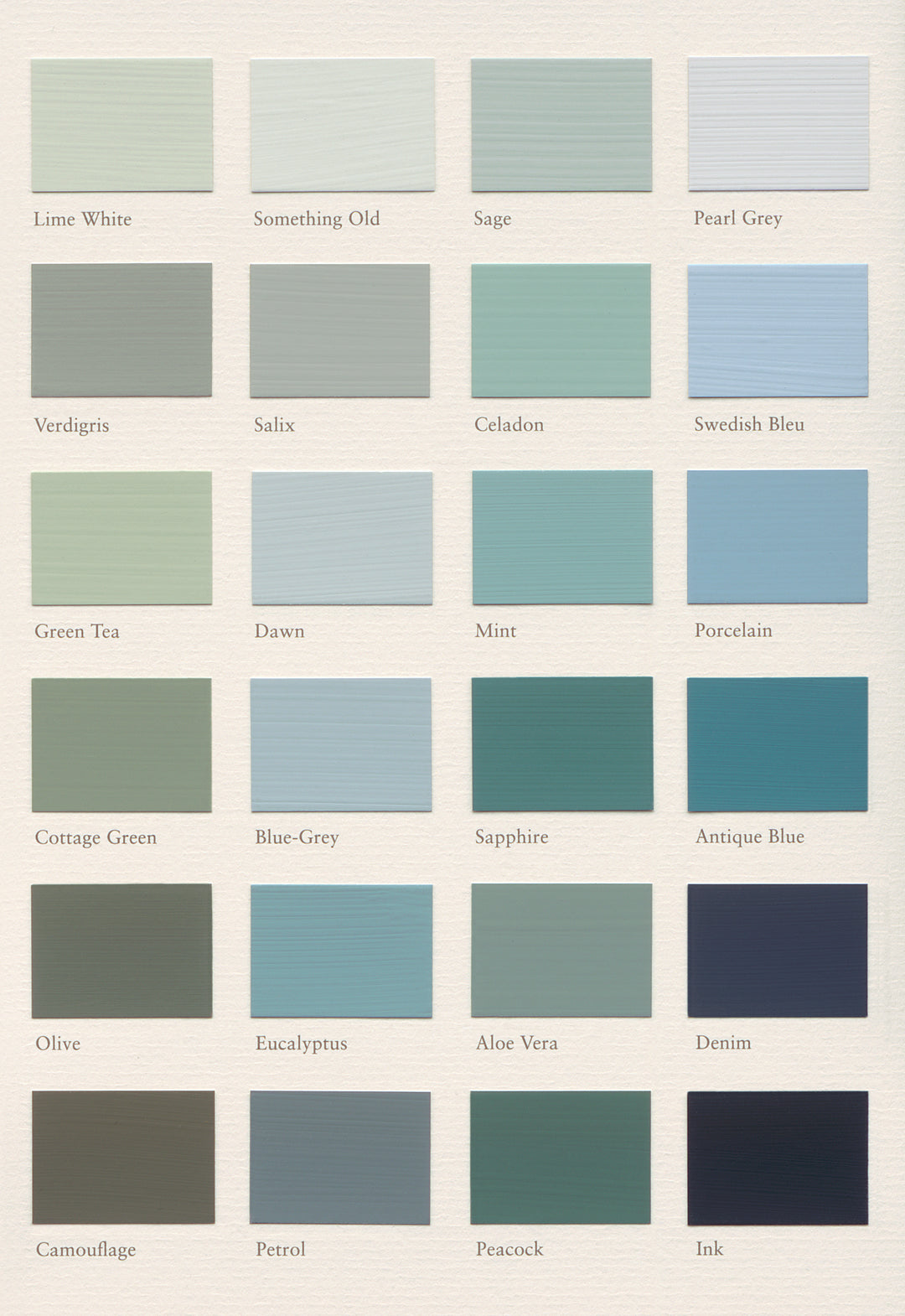 Colour Card Sea & Leaf