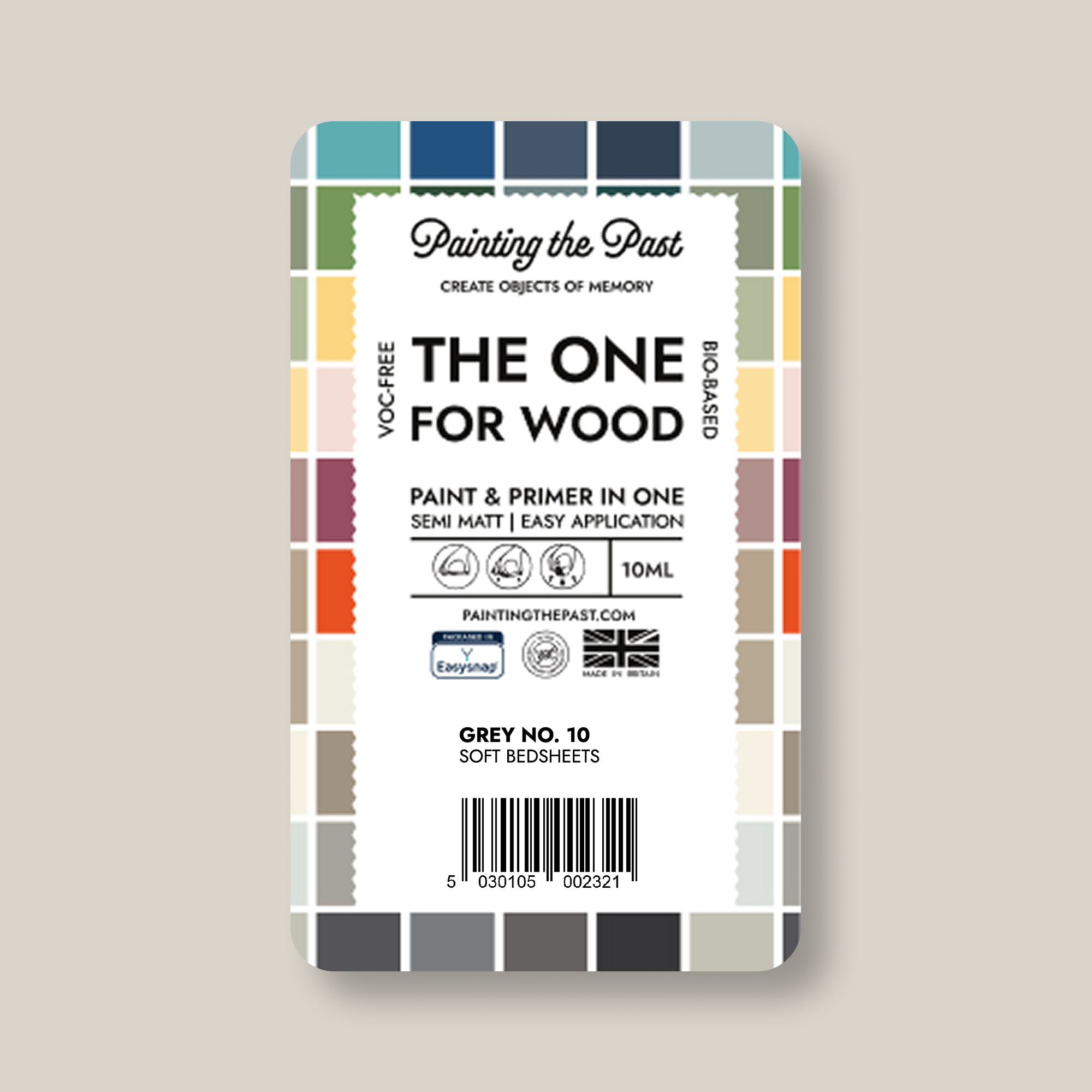 The One for Wood 10mL Grey No. 10 Soft Bedsheets