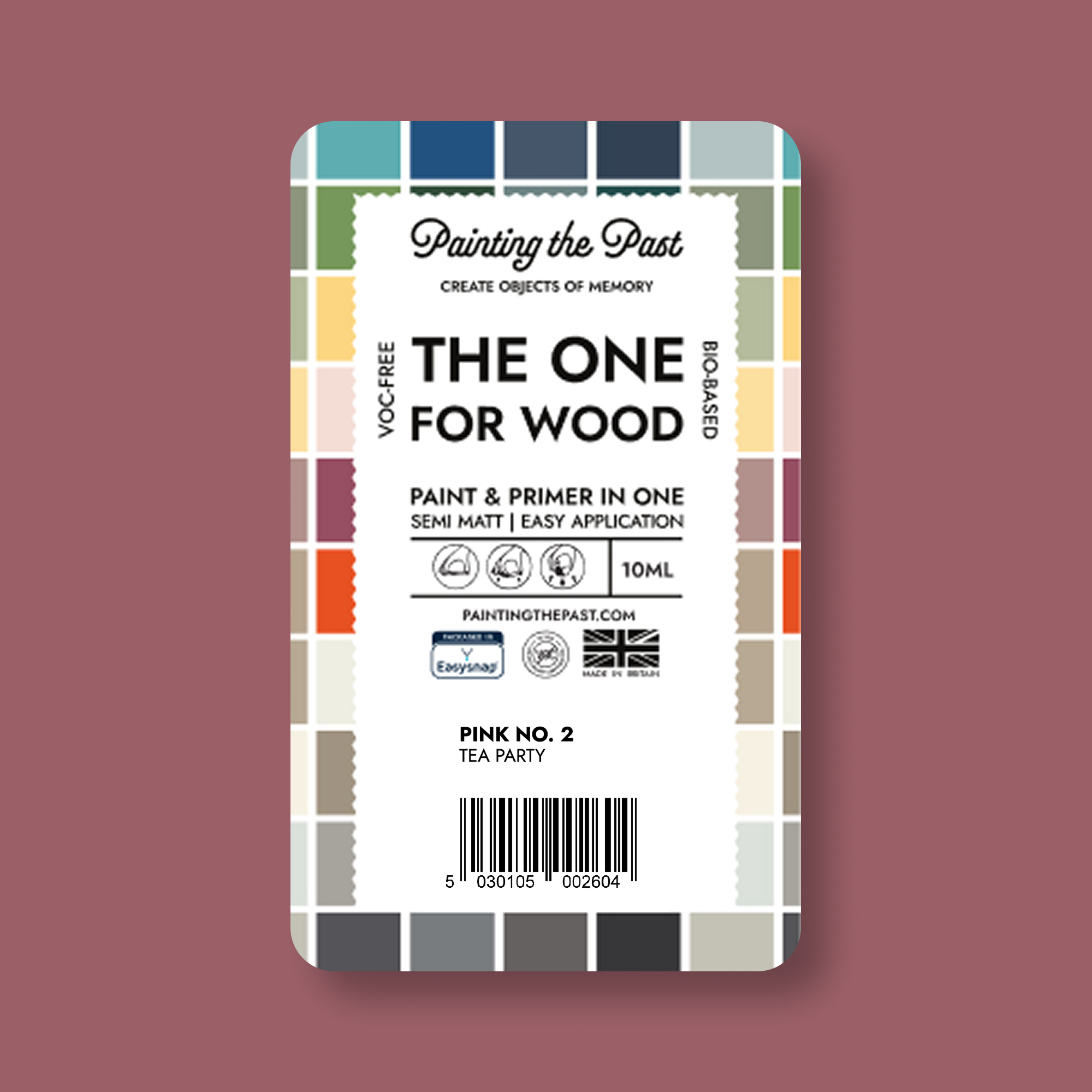 The One for Wood 10mL Pink No. 2 Tea Party